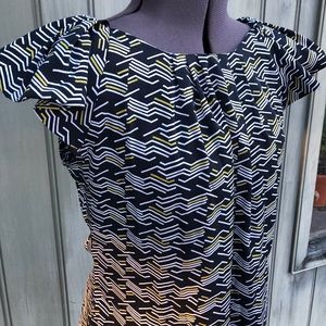 Banana Republic flutter sleeve blouse